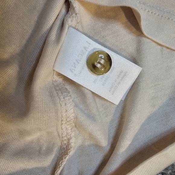 Lascana Pure Reflection NWT Beige Ruffle Detail Sleeveless Top Size 4/6 - Picture 10 of 11